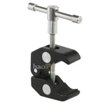 Load image into Gallery viewer, Haoge Large Super Clamp with 1/4&quot; 3/8&quot; Screw Thread for LCD Monitor DSLR Camera DV Tripod
