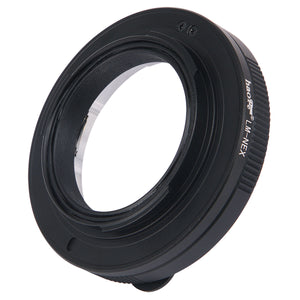 Haoge LM-NEX-L Macro Focus Lens Mount Adapter for Leica M LM Lens to Sony E-mount NEX Camera such as NEX-3, NEX-5, NEX-5N, NEX-7, NEX-7N, a6500, a6300, a6000, a5000, a3500, a3000, NEX-VG10, VG20