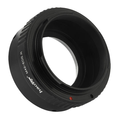 Haoge Manual Lens Mount Adapter for M42 42mm Screw mount Lens to Canon RF Mount Camera Such as Canon EOS R