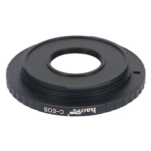 Haoge Manual Lens Mount Adapter for C Movie Film Lens to Canon EOS Rebel 80D 70D 60D 50D 550D 500D 5D 5DS 7D EF EF-S Mount Camera