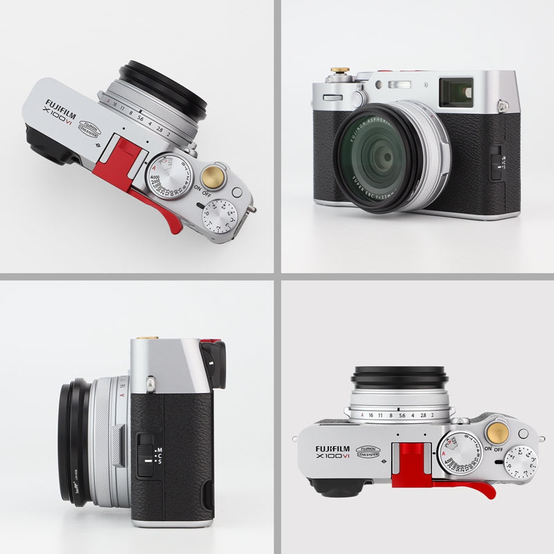 Haoge LAR-X52B Lens Filter Adapter Ring for Fujifilm Fuji X100VI X100V Camera fit 49mm UV CPL ND Filter Lens Cap Replace AR-X100 Black