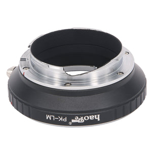Haoge Lens Mount Adapter for Pentax K mount Lens to Leica M-mount Camera such as M240, M240P, M262, M3, M2, M1, M4, M5, CL, M6, MP, M7, M8, M9, M9-P, M Monochrom, M-E, M, M-P, M10, M-A