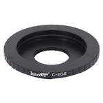 Load image into Gallery viewer, Haoge Manual Lens Mount Adapter for C Movie Film Lens to Canon EOS Rebel 80D 70D 60D 50D 550D 500D 5D 5DS 7D EF EF-S Mount Camera
