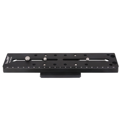 Haoge HQR-MS220VI 220mm Long Quick Release Plate for Sachtler Head Replace Touch & Go Plate 16， DV12 DV15 Caddy Head， Video 18/20,Video 25 Plus，Panorama Plus, Horizon Plus