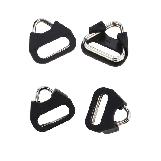 Haoge Camera Strap Hook Triangle Split Ring Compatible with Sony Fuji DSLR Mirrorless Camera W/Round Eyelet (2 Pair)