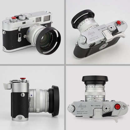 Haoge LH-ZV05 Round Metal Lens Hood for Carl Zeiss Biogon T* 2/35 35mm f2 ZM, C Biogon T* 2.8/35 35mm f2.8 ZM, Planar T* 2/50 50mm f2 ZM; Voigtlander NOKTON CLASSIC 35mm f1.4 I＆II VM, 40mm f1.4 VM;50mm f/1.5 Aspherical II VM Lens