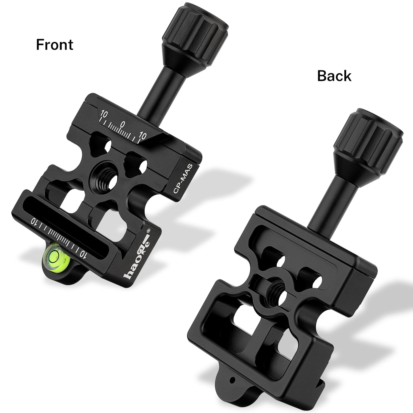 Haoge Screw Knob Quick Release QR Clamp Compatible with Bogen 3157N / Manfrotto 200PL-14 RC2 / Arca Swiss for Tripod Head