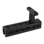 Load image into Gallery viewer, Haoge HT-T01 Top Handle Grip with 1/4 3/8 Screw holes and Cold Shoe mount for Camera Cages
