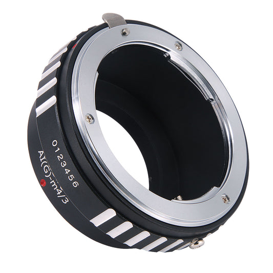 Haoge Manual Lens Mount Adapter for Nikon Nikkor G/F/AI/AIS/D Mount Lens to Olympus and Panasonic Micro Four Thirds MFT M4/3 M43 Mount Camera