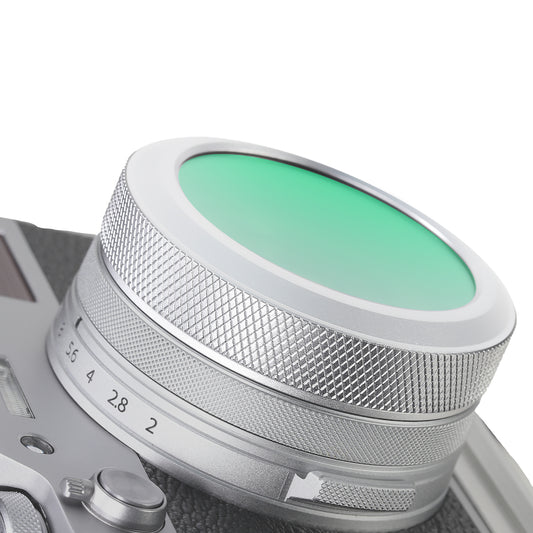 Haoge MC UV Camera Lens Protection Filter for Fujifilm X100VI Fuji X100V Camera Accessory with integrated adapter ring Silver LUV-XVIS-Multi Waterproof Nano Coated HD Optical Glass