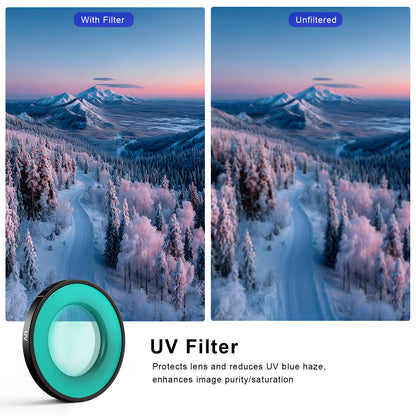 Haoge UV Filter for DJI Osmo Nano, Multi Coated Lens Protect Filter,Ultra Slim Aluminum Frame HD Optical Glass with Screen Protector