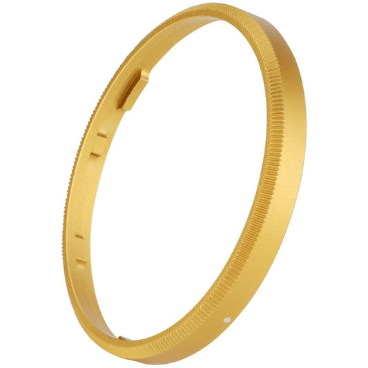 Haoge RRC-GR3Xk Golden Metal Decorate Ring Cap for RICOH GR3X/GRIIIX Camera Replaces GN-2