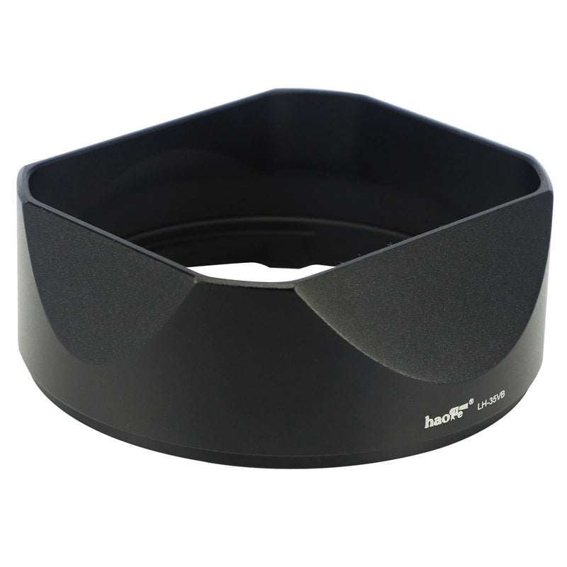 Haoge Lens Hood Metal Square Bayonet for Fujifilm XF35mmF2 R WR, XF23mmF2 R WR XC 35mm F2 ( XC35mmF2 ), Fuji 35mm F2 Hood, 23mm F2 Lense Hood, With Metal Front Cap, Replaces Fujifilm LH-XF35-2 LH XF35 2 Hood Shade