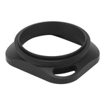 Load image into Gallery viewer, Haoge LH-B55P 55mm Square Metal Screw-in Lens Hood Hollow Out Designed with Cap for Leica Rangefinder Camera with 55mm E55 Filter Thread Lens Black
