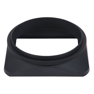 Haoge 67mm Square Metal Screw-in Mount Lens Hood Shade with Cap for 67mm Canon Nikon Sony Leica Leitz Carl Zeiss Voigtlander Nikkor Panasonic Fujifilm Olympus Lens and Other 67mm Filter Thread Lens