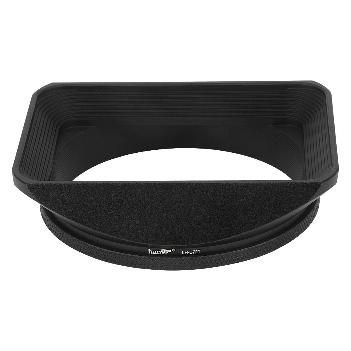 Haoge 72mm Square Metal Screw-in Mount Lens Hood Shade with Cap for 72mm Canon Nikon Sony Leica Leitz Carl Zeiss Voigtlander Nikkor Panasonic Fujifilm Olympus Lens and Other 72mm Filter Thread Lens