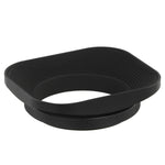 Load image into Gallery viewer, Haoge LH-E2T 49mm Square Metal Screw-in Lens Hood with Cap for Sony RX1 RX1R RX1RII Camera, Sony E 20mm f2.8, 28mm f2, 30mm f3.5, 35mm f1.8, 50mm f1.8, TE 24mm F1.8, 55mm F1.8, TFE 35mm F2.8 Lens
