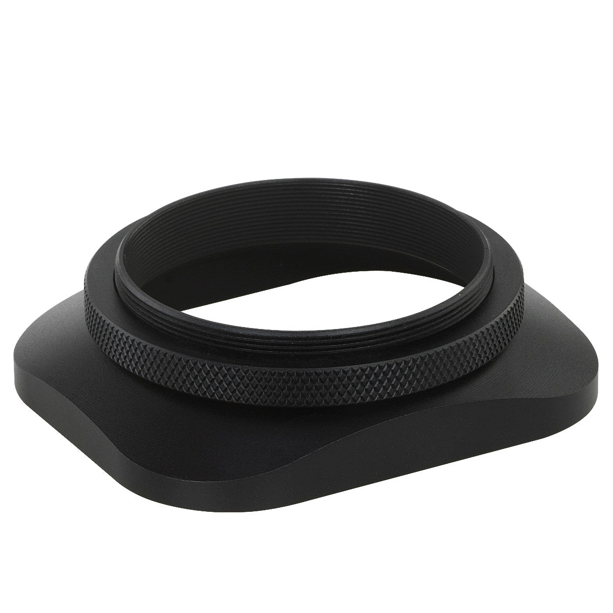Haoge LH-E2T 49mm Square Metal Screw-in Lens Hood with Cap for Sony RX1 RX1R RX1RII Camera, Sony E 20mm f2.8, 28mm f2, 30mm f3.5, 35mm f1.8, 50mm f1.8, TE 24mm F1.8, 55mm F1.8, TFE 35mm F2.8 Lens