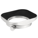 Load image into Gallery viewer, Haoge LH-F48W Square Metal Lens Hood Shade for Olympus M.ZUIKO Digital 17mm f1.8 Lens replace LH-48B Silver
