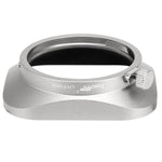 Load image into Gallery viewer, Haoge LH-F48W Square Metal Lens Hood Shade for Olympus M.ZUIKO Digital 17mm f1.8 Lens replace LH-48B Silver

