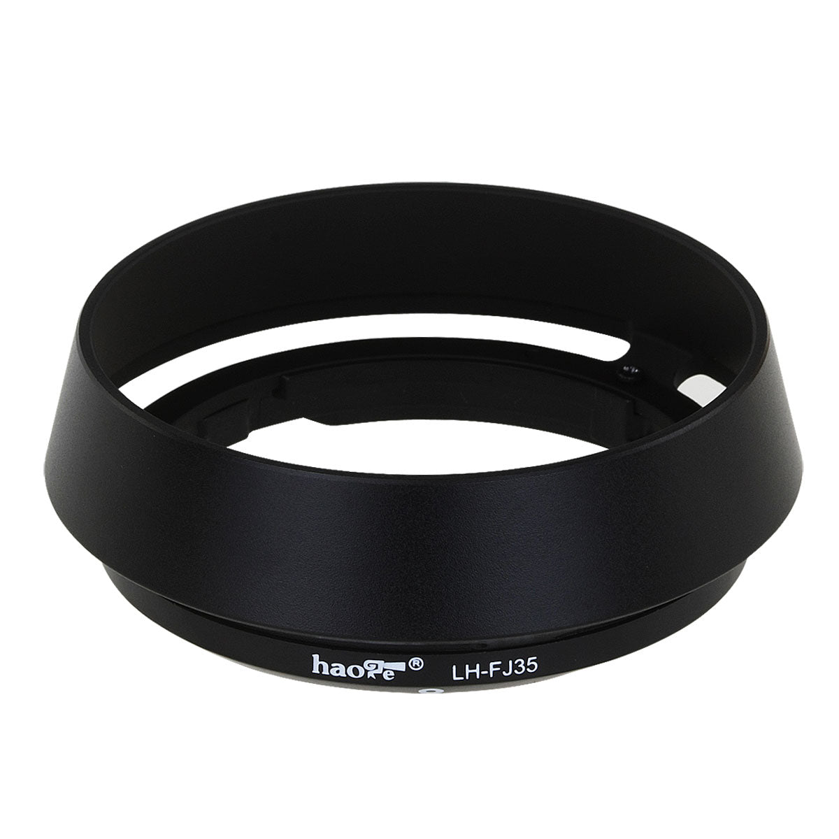 Haoge LH-FJ35 Bayonet Round Metal Lens Hood for Fujifilm Fuji Fujinon XF35mmF2 XF 35mm f/2 R WR, XF23mmF2 XF 23mm f2 R WR lens on X-Pro2 X-T2 X-T20 X-T10 X-E2S X-A5 X-A20 X-E3 X-H1 replace LH-XF35-2