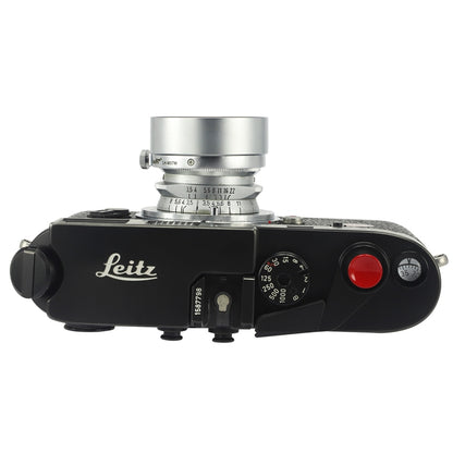 Haoge LH-M37W Metal Lens Hood for Leica Leitz Elmar 3.5cm 35mm f3.5 A36, Elmar 50mm f3.5 A36, Summaron 3.5cm 35mm f3.5 A36 and Other Lens with 36mm Outside Size Silver