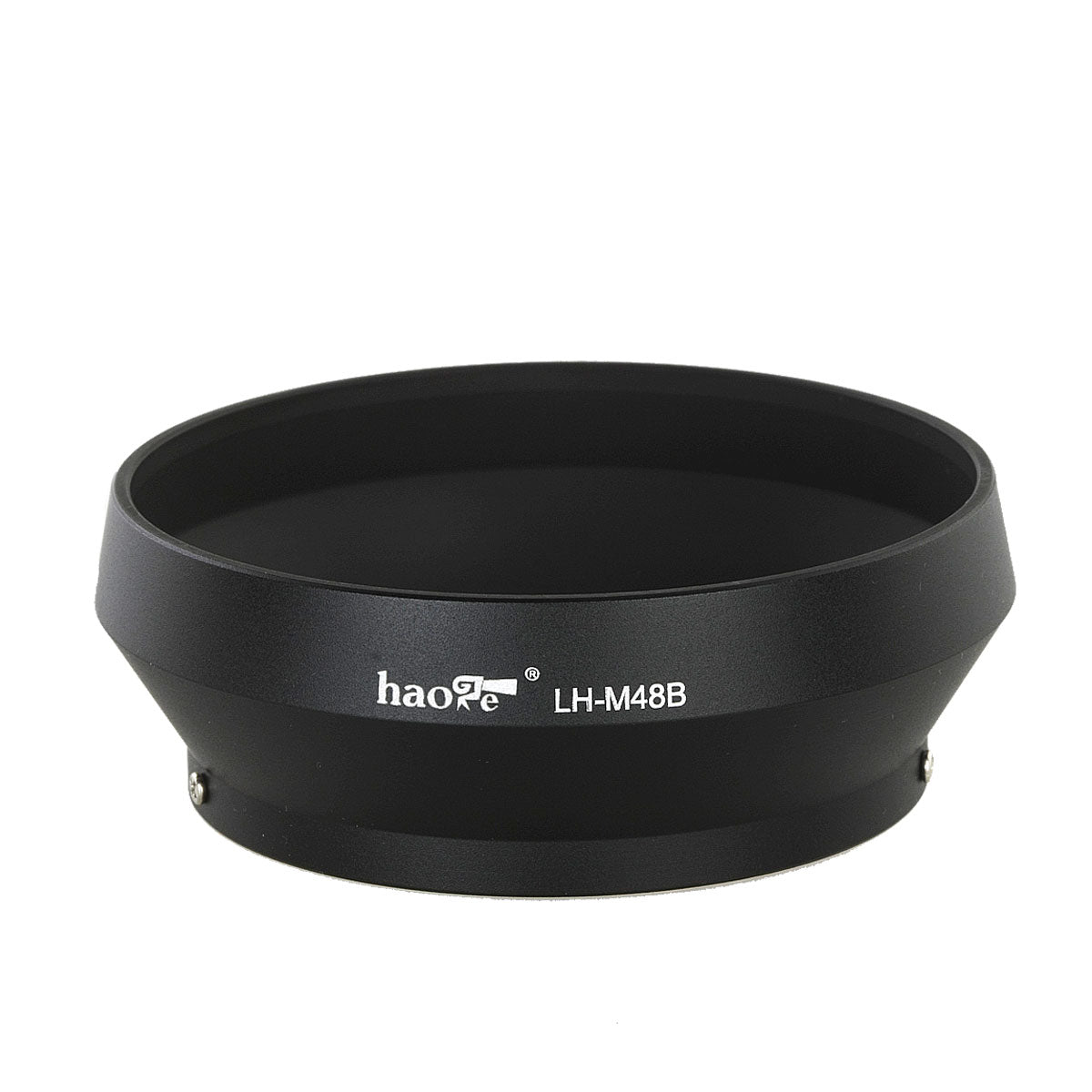 Haoge LH-M48B Metal Lens Hood Shade for Olympus M.ZUIKO Digital 17mm F/1.8 Lens Black