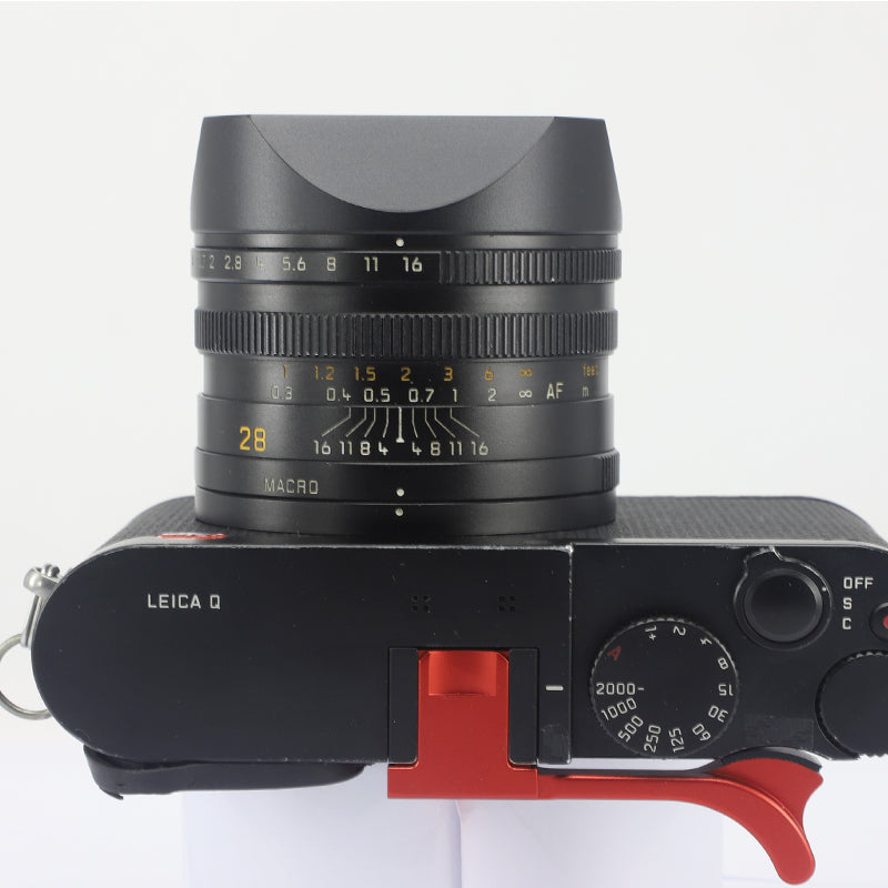 Haoge LH-LQ Metal Square Lens Hood for LeicaQ2 Q  Q-P QP q Camera Accessories Black