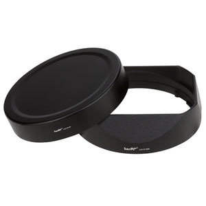 Haoge LH-S24N Bayonet Square Metal Lens Hood for Sony FE 24mm F1.4 GM Wide Angle Prime Lens SEL24F14GM Shade with Cap