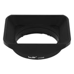 Load image into Gallery viewer, Haoge LH-S35B Bayonet Square Metal Lens Hood Shade with Cap for Sony Sonnar T FE 35mm F2.8 ZA SEL35F28Z and Sonnar T FE 55mm F1.8 ZA SEL55F18Z Lens
