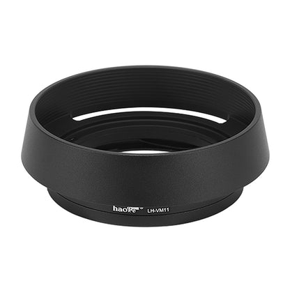 Haoge LH-VM11 Bayonet Round Metal Lens Hood Shade for Voigtlander 35mm f2 1:2/35 ULTRON Aspherical Vintage Line VM Lens replace LH-12