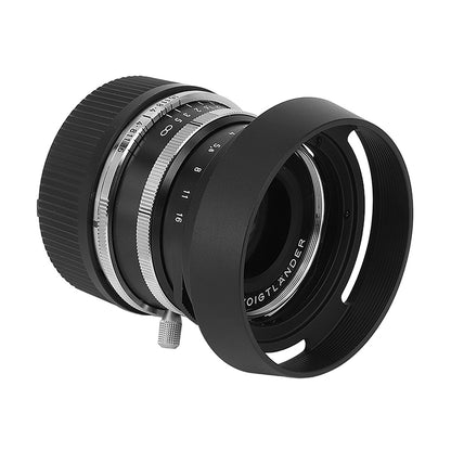 Haoge LH-VM11 Bayonet Round Metal Lens Hood Shade for Voigtlander 35mm f2 1:2/35 ULTRON Aspherical Vintage Line VM Lens replace LH-12