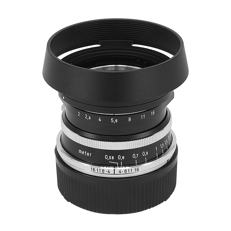 Haoge LH-VM11 Bayonet Round Metal Lens Hood Shade for Voigtlander 35mm f2 1:2/35 ULTRON Aspherical Vintage Line VM Lens replace LH-12