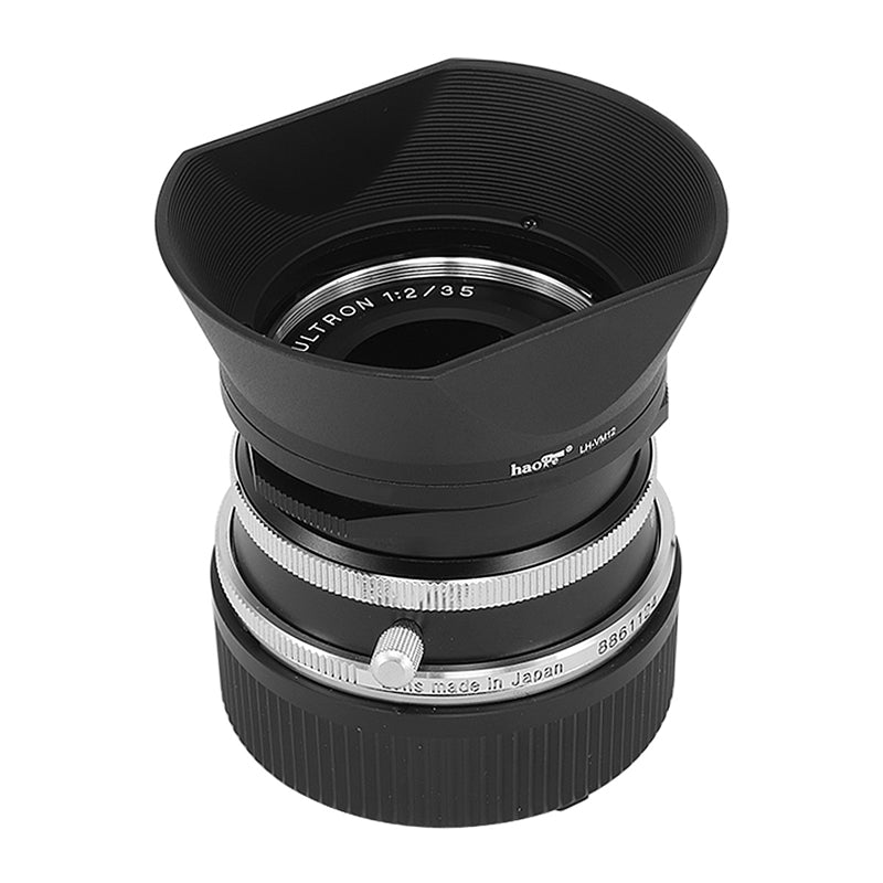 Haoge LH-VM12 Bayonet Square Metal Lens Hood Shade for Voigtlander 35mm f2 1:2/35 ULTRON Aspherical Vintage Line VM Lens replace LH-12