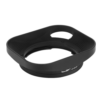 Haoge LH-VM13P Bayonet Square Metal Lens Hood Shade with Hollow Out Designed for Voigtlander 35mm f2 1:2/35 ULTRON Aspherical Vintage Line VM Lens replace LH-12