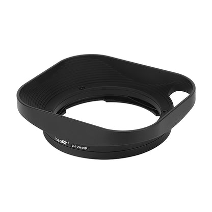 Haoge LH-VM13P Bayonet Square Metal Lens Hood Shade with Hollow Out Designed for Voigtlander 35mm f2 1:2/35 ULTRON Aspherical Vintage Line VM Lens replace LH-12