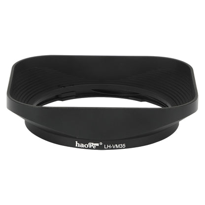 Haoge LH-VM35 Bayonet Metal Square Lens Hood Shade Compatible with Voigtlander Nokton Aspherical ASPH 40mm f/1.2 VM , 35mm f1.2 VM , 50mm f1.2 VM Leica M Lens replaces LH-8 Black