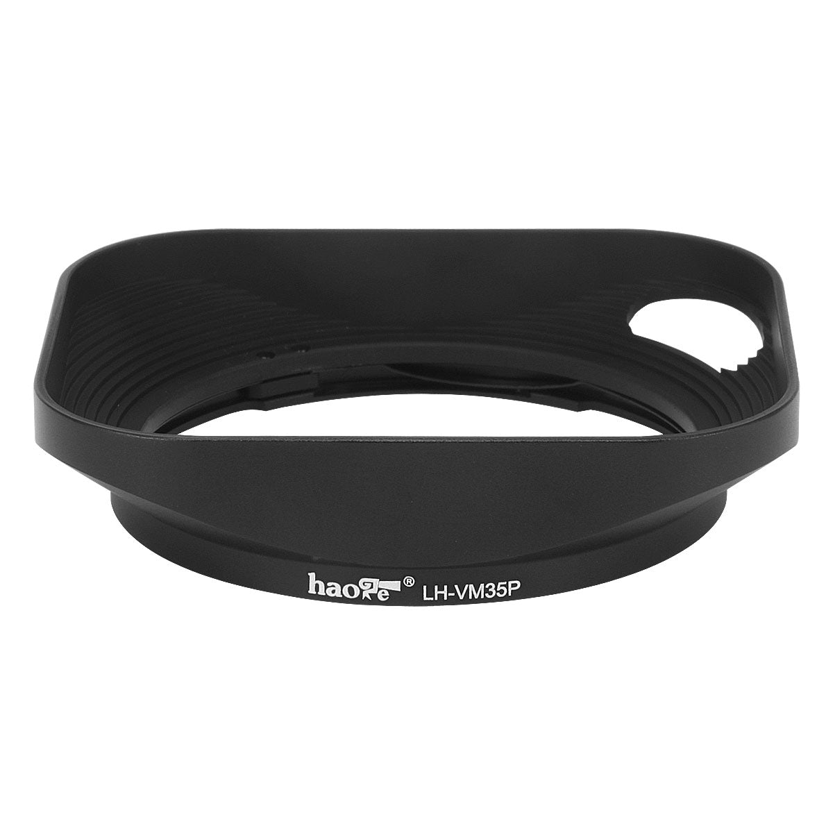 Haoge LH-VM35P Bayonet Metal Square Lens Hood Compatible with Voigtlander Nokton Aspherical ASPH 40mm f/1.2 VM , 35mm f1.2 VM , 50mm f1.2 VM Leica M Lens replaces LH-8 Hollow Out Designed Black