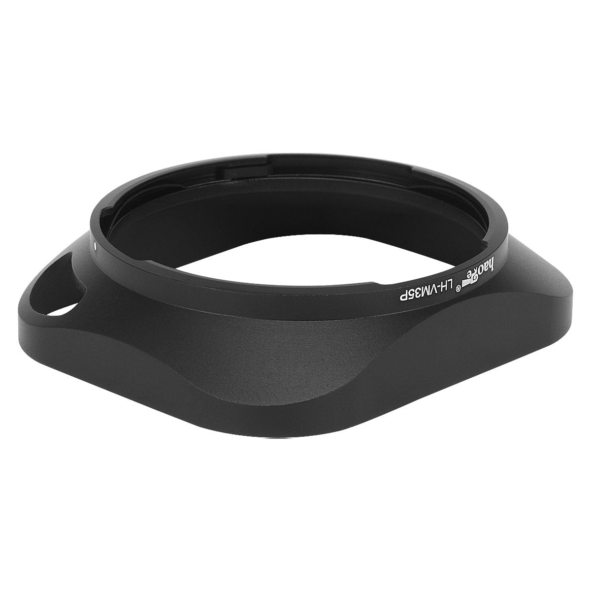 Haoge LH-VM35P Bayonet Metal Square Lens Hood Compatible with Voigtlander Nokton Aspherical ASPH 40mm f/1.2 VM , 35mm f1.2 VM , 50mm f1.2 VM Leica M Lens replaces LH-8 Hollow Out Designed Black