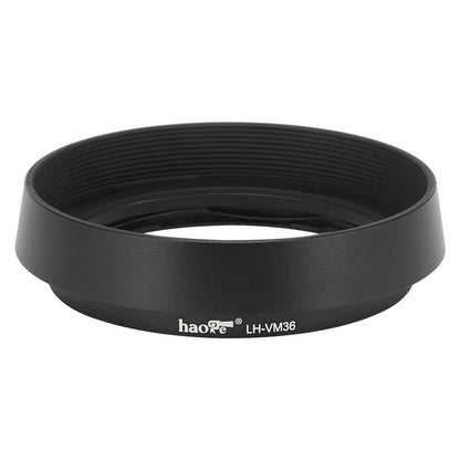 Haoge LH-VM36 Bayonet Metal Round Lens Hood Shade Compatible with Voigtlander Nokton Aspherical ASPH 40mm f/1.2 VM , 35mm f1.2 VM , 50mm f1.2 VM Leica M Lens replaces LH-8 Black