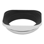 Load image into Gallery viewer, Haoge 55mm Square Metal Screw-in Lens Hood with Cap for Leica APO Summicron-M 90mm f/2 ASPH E55, Summicron-R 50mm f2 E55, Summilux-R 50mm f/1.4 E55, Elmarit-R 28mm f2.8 35 mm f/2.8 E55 Lens Silver
