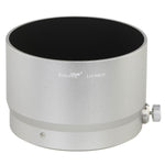 Load image into Gallery viewer, Haoge LH-W61F Metal Lens Hood Shade for Olympus M.ZUIKO Digital 75mm F/1.8 Lens Silver
