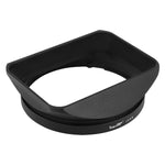 Load image into Gallery viewer, Haoge LH-X18 Bayonet Square Metal Lens Hood Shade with Cap for Fujifilm Fuji Fujinon XF 16-80mm F4 R OIS WR XF16-80mmF4 Lens
