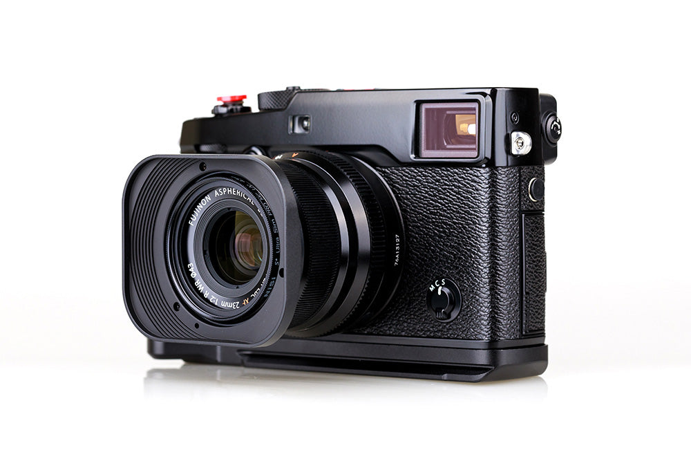 Haoge LH-X35 Square Metal Lens Hood Shade for Fuji Fujifilm XF 35mm f/2 R WR and XF 23mm f/2 R WR lens