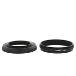 Load image into Gallery viewer, Haoge LH-X49B 2in1 All Metal Lens Hood with Adapter Ring Set for Fuji Fujifilm FinePix X100 X100S X100T X100F X70 Black
