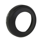 Load image into Gallery viewer, Haoge LH-X49B 2in1 All Metal Lens Hood with Adapter Ring Set for Fuji Fujifilm FinePix X100 X100S X100T X100F X70 Black
