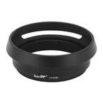 Load image into Gallery viewer, Haoge LH-X53B 3in1 Lens Hood with Adapter Ring with Cap Set for Fujifilm Fuji FinePix X70 X100 X100S X100T X100F X100V Camera Black replaces Fujifilm LH-X100
