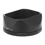 Load image into Gallery viewer, Haoge Square Metal Lens Hood Shade with Cap and 49mm Adapter Ring for Fuji Fujifilm FinePix X100V X100F X100 X100S X100T X70 Camera Black LH-X54B+Cap-X54B
