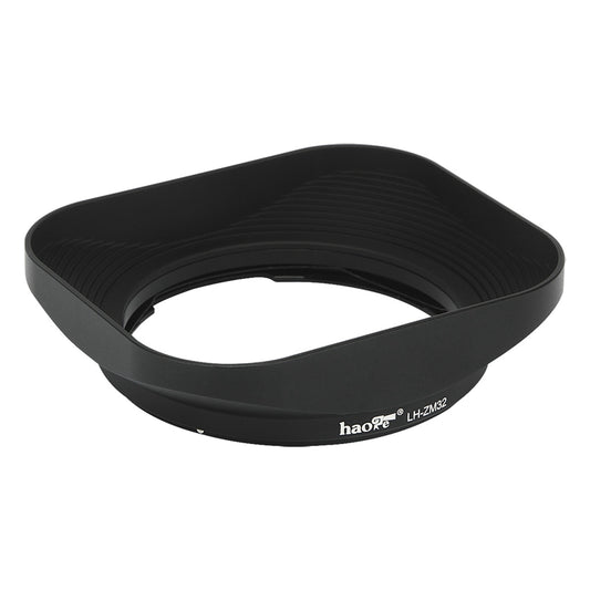 Haoge LH-ZM32 Bayonet Metal Square Lens Hood Shade Compatible with Carl Zeiss Distagon T 1.4/35 35mm f1.4 ZM Lens Black