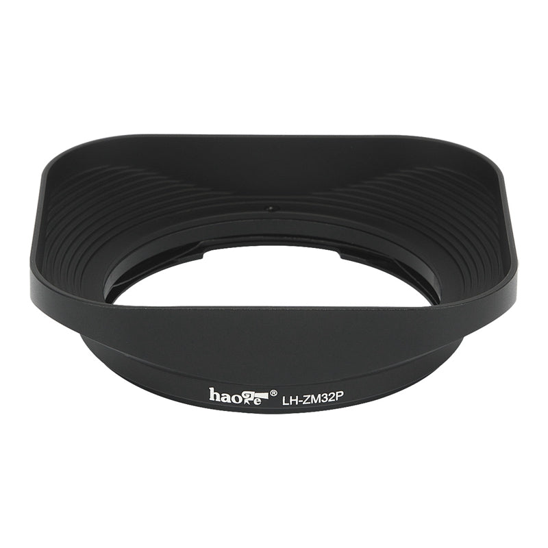 Haoge LH-ZM32P Bayonet Metal Square Lens Hood Shade Compatible with Carl Zeiss Distagon T 1.4/35 35mm f1.4 ZM Lens Hollow Out Designed Black